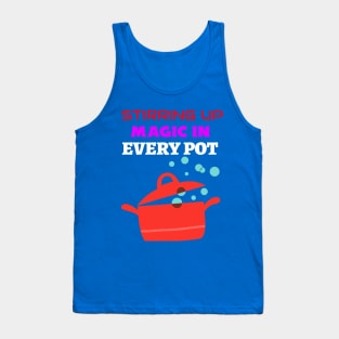 Food blogger stir magic Tank Top